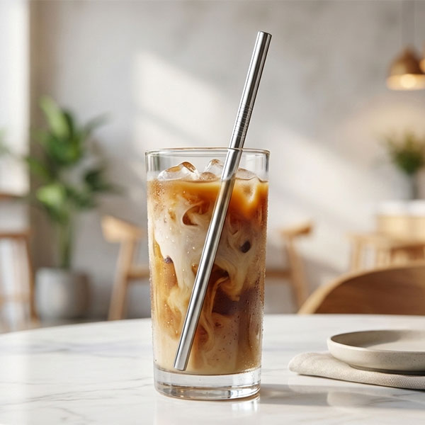 Reusable Stainless Steel Drinking Straw – Eco-Friendly Metal Straw