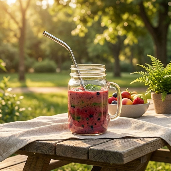 Reusable Stainless Steel Drinking Straw – Eco-Friendly Metal Straw