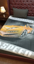 Car Speed Kids Bed sheet