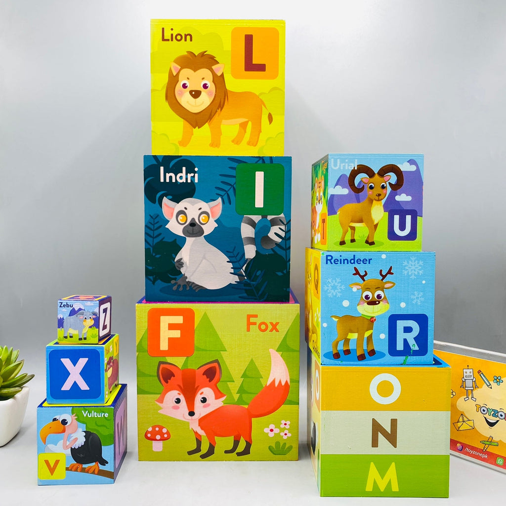 Educational Wood Letter Boxes