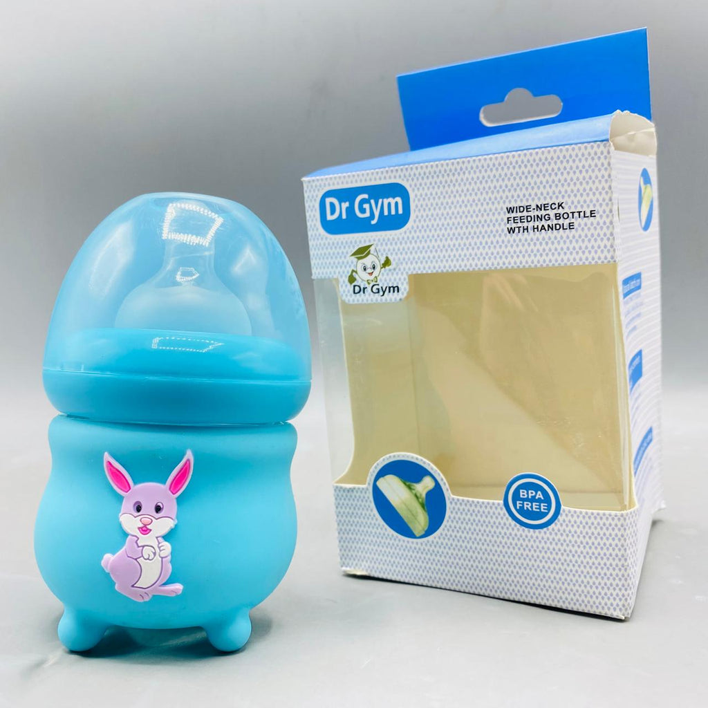 120ML Glass Baby Feeder with Silicone Cover