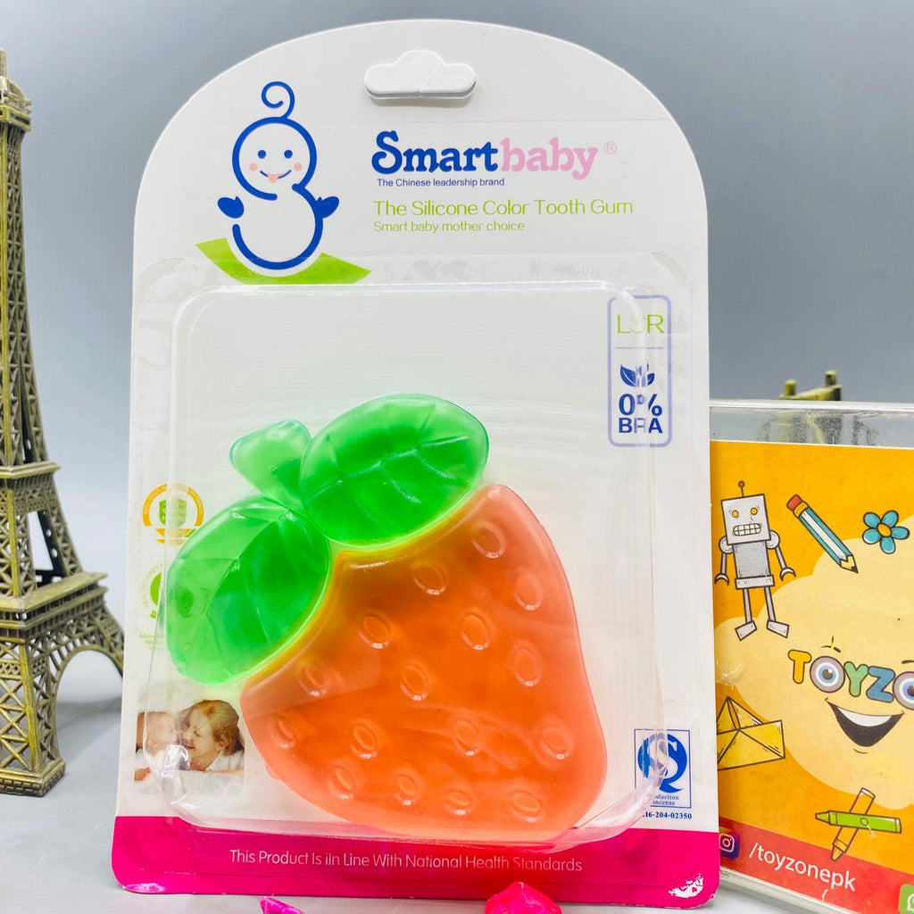 strawberry Shape Water Silicone Baby Teether