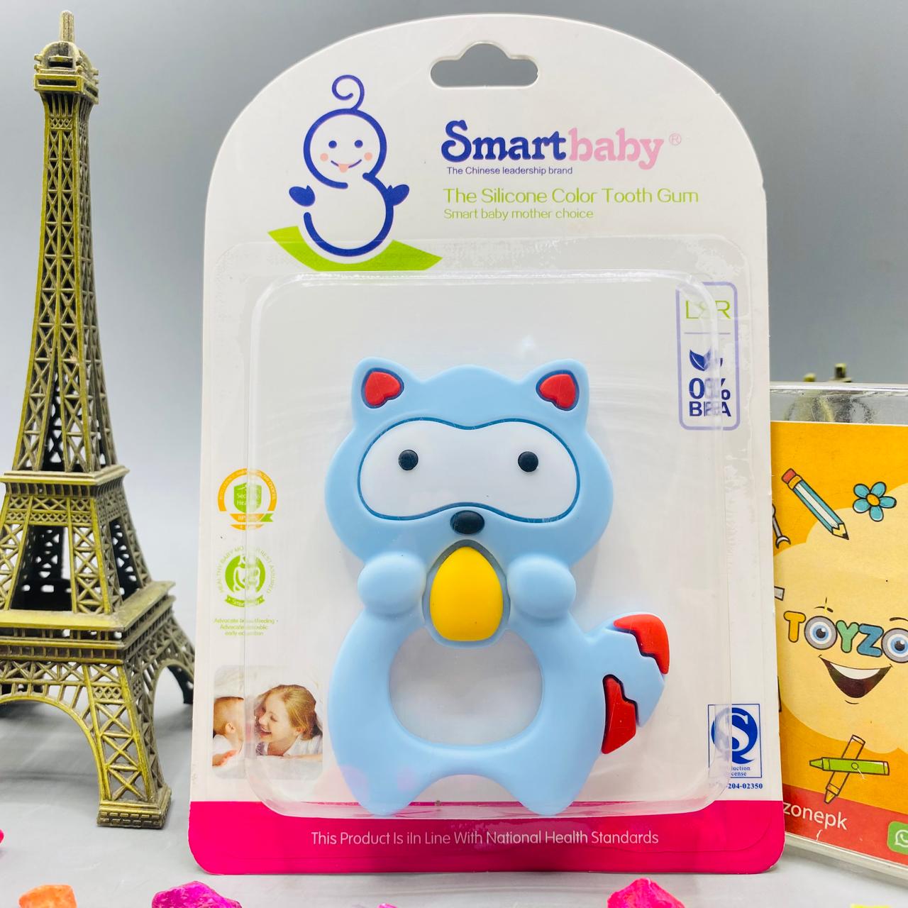Fox Shape Silicon Baby Teether