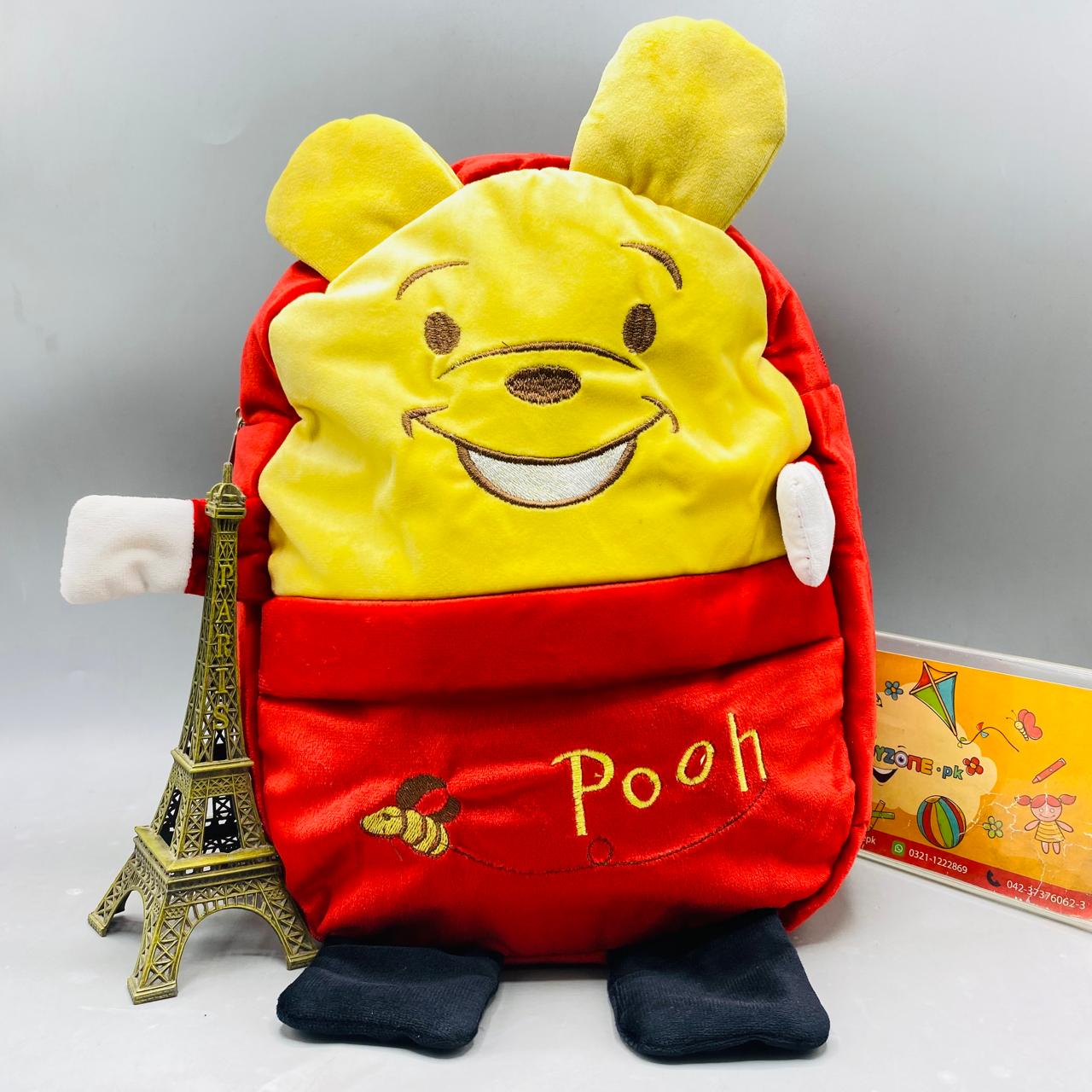 Winnie the Pooh Plush Backpack - Adorable Soft School Bag for Little Ones
