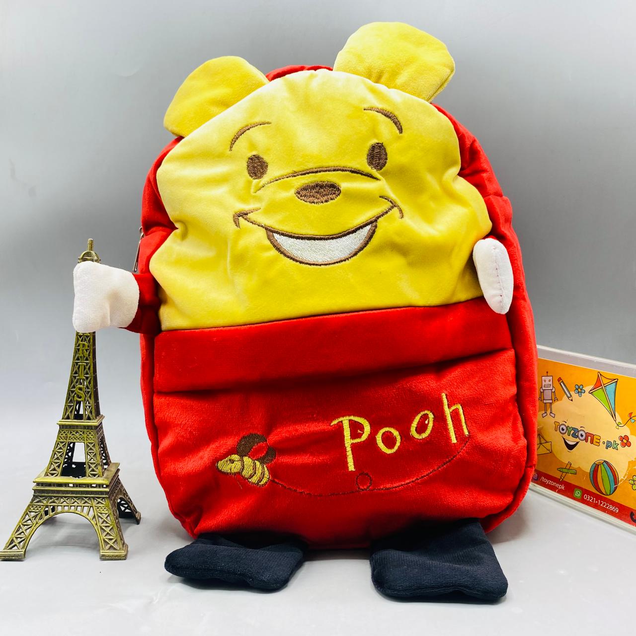 Winnie the Pooh Plush Backpack - Adorable Soft School Bag for Little Ones