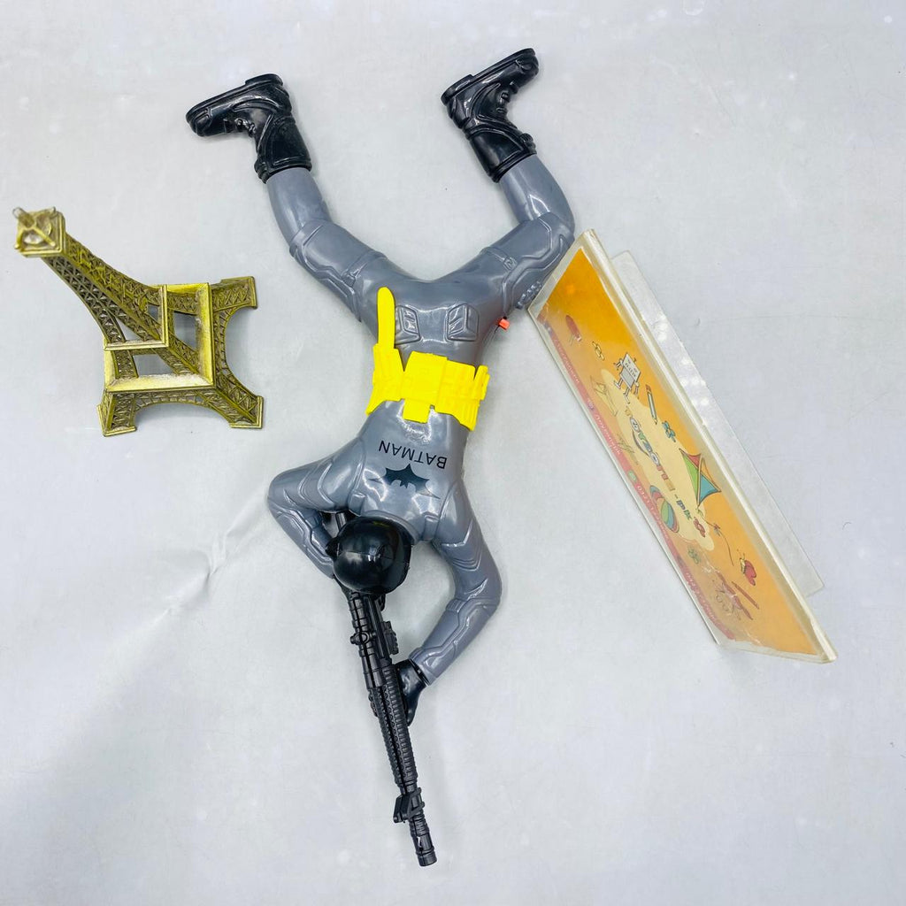Tactical Batman Action Figure - Crawling Sniper Pose with Rifle