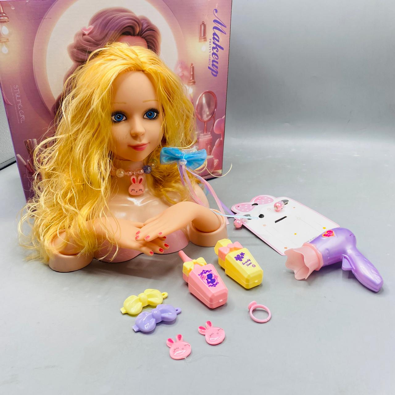 Half Body Makeup Hair Style Doll