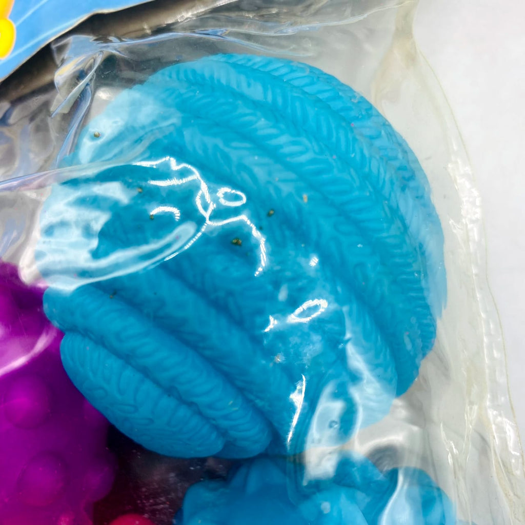 Chu Chu Squeaker Sensory Ball and Bath Toy Set (4-Pack)