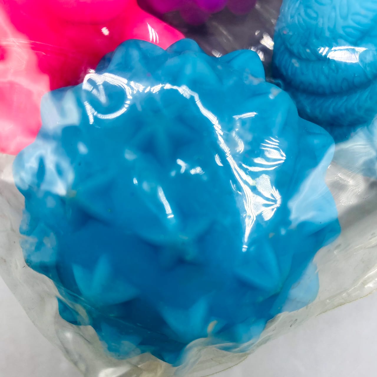 Chu Chu Squeaker Sensory Ball and Bath Toy Set (4-Pack)