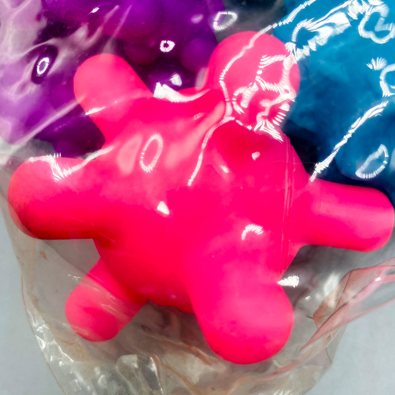 Chu Chu Squeaker Sensory Ball and Bath Toy Set (4-Pack)