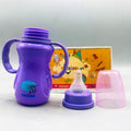 Minitree Purple Handle Feeder / Training Cup with Contoured Grip