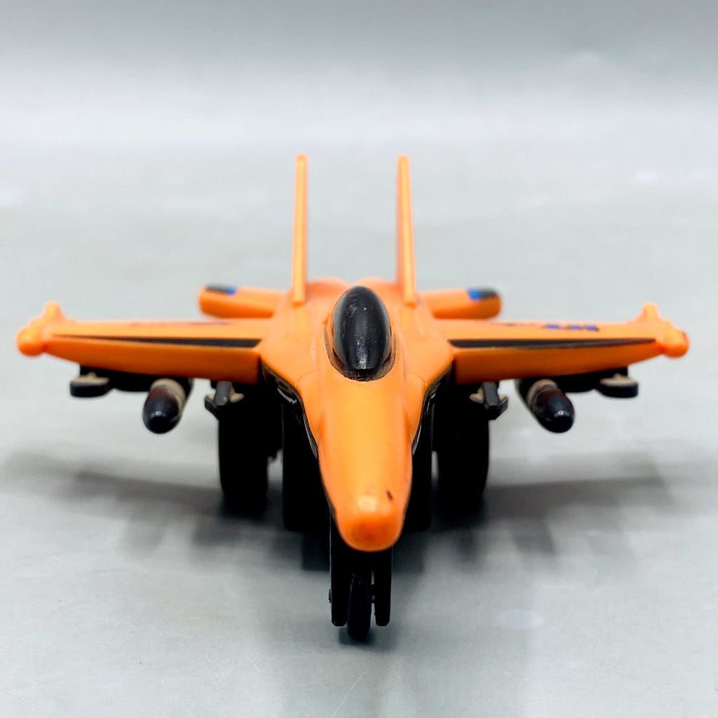 Orange "HT Fighter" Die-Cast/Plastic Jet with Missile Details
