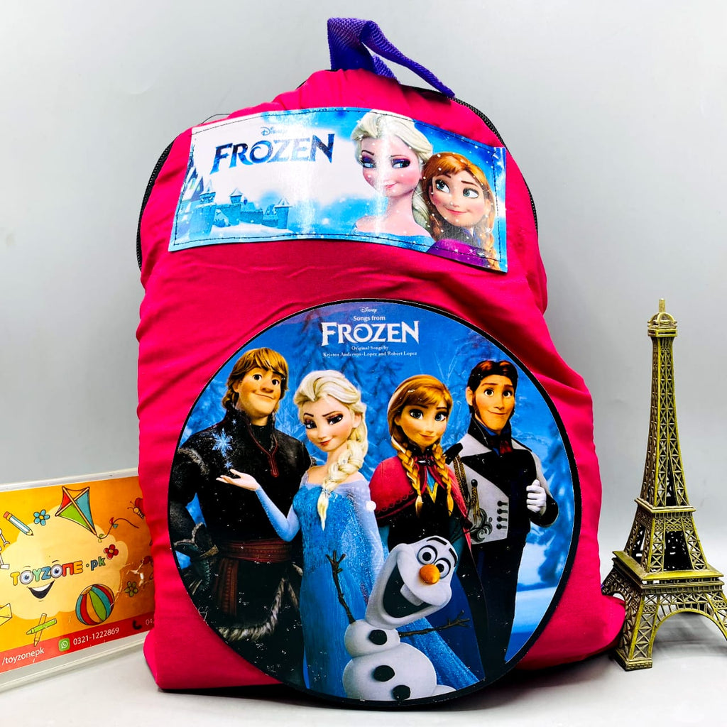 Disney Frozen Princess Backpack - Pink Drawstring Bag