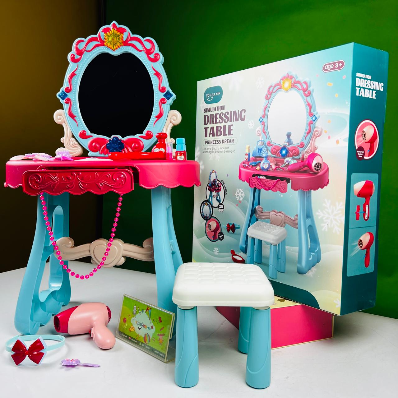 Simulation Princess Dressing Table Accessories with Light and Sound