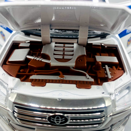 1:24 Diecast Toyota Land Cruiser Police Car With Light and Sound