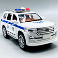 1:24 Diecast Toyota Land Cruiser Police Car With Light and Sound
