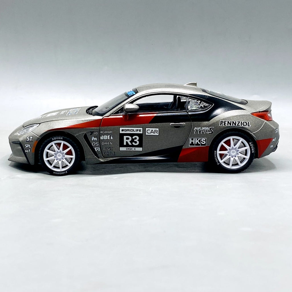 1:24 Diecast Toyota GR 86 GDM Racing Car With Light And Sound