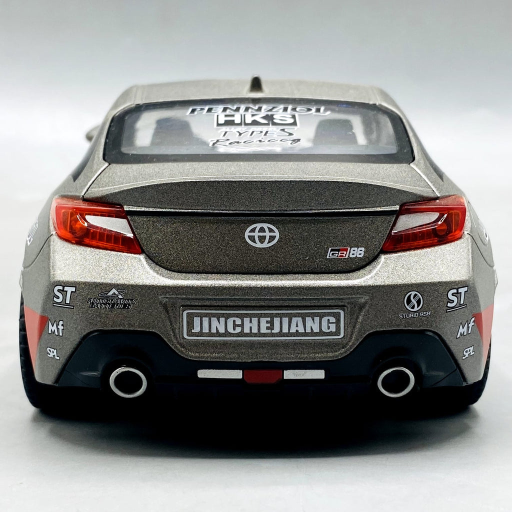 1:24 Diecast Toyota GR 86 GDM Racing Car With Light And Sound