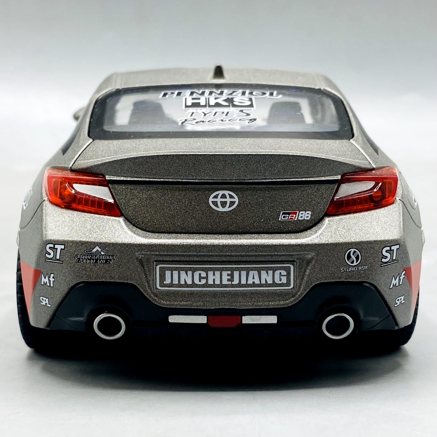 1:24 Diecast Toyota GR 86 GDM Racing Car With Light And Sound