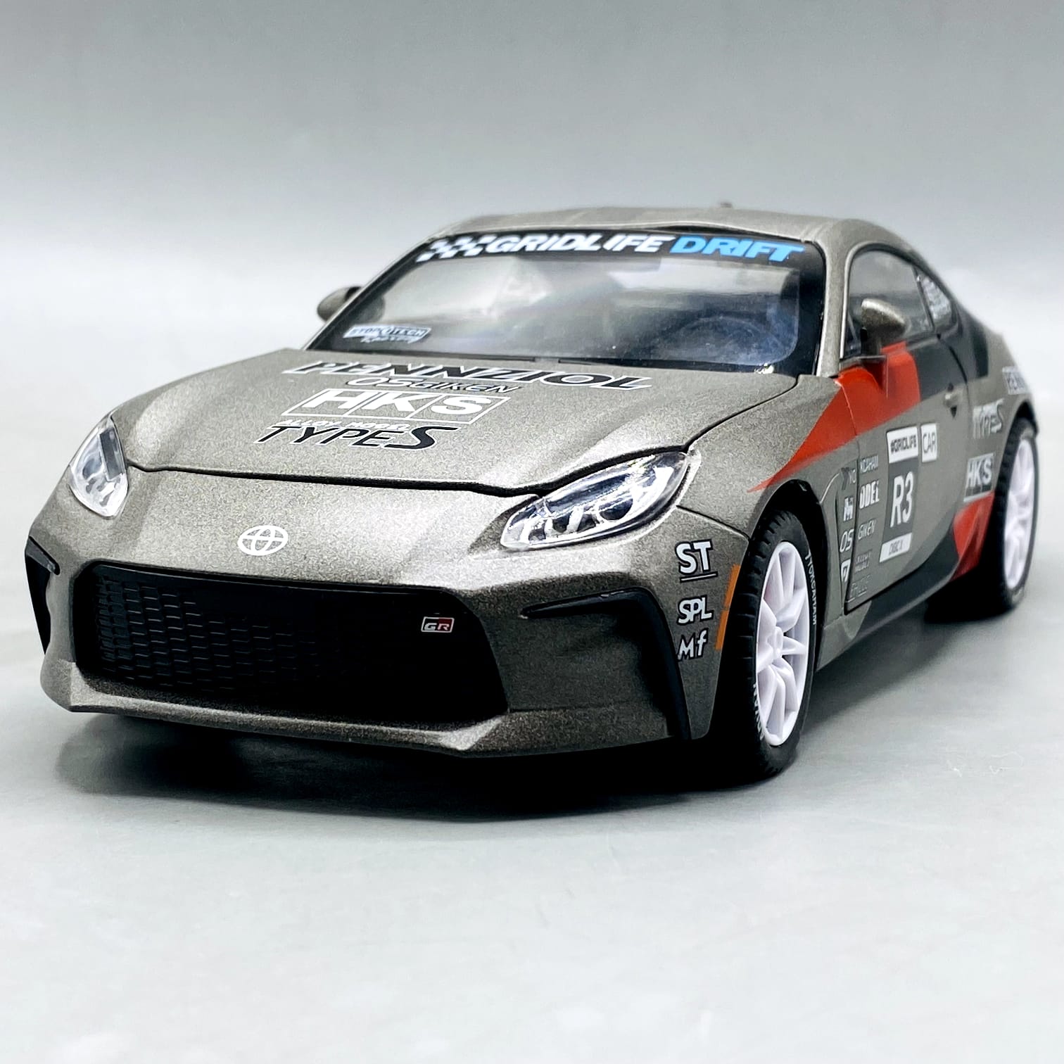 1:24 Diecast Toyota GR 86 GDM Racing Car With Light And Sound