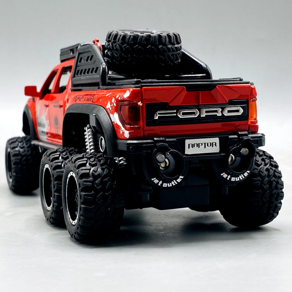 1:24 Diecast Ford Raptor With Light Sound and Smoke