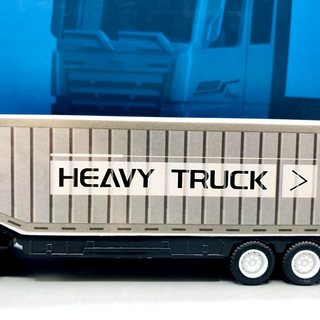 10-Inch Free Wheel Metal Truck With 3 Mini Metal Car Set