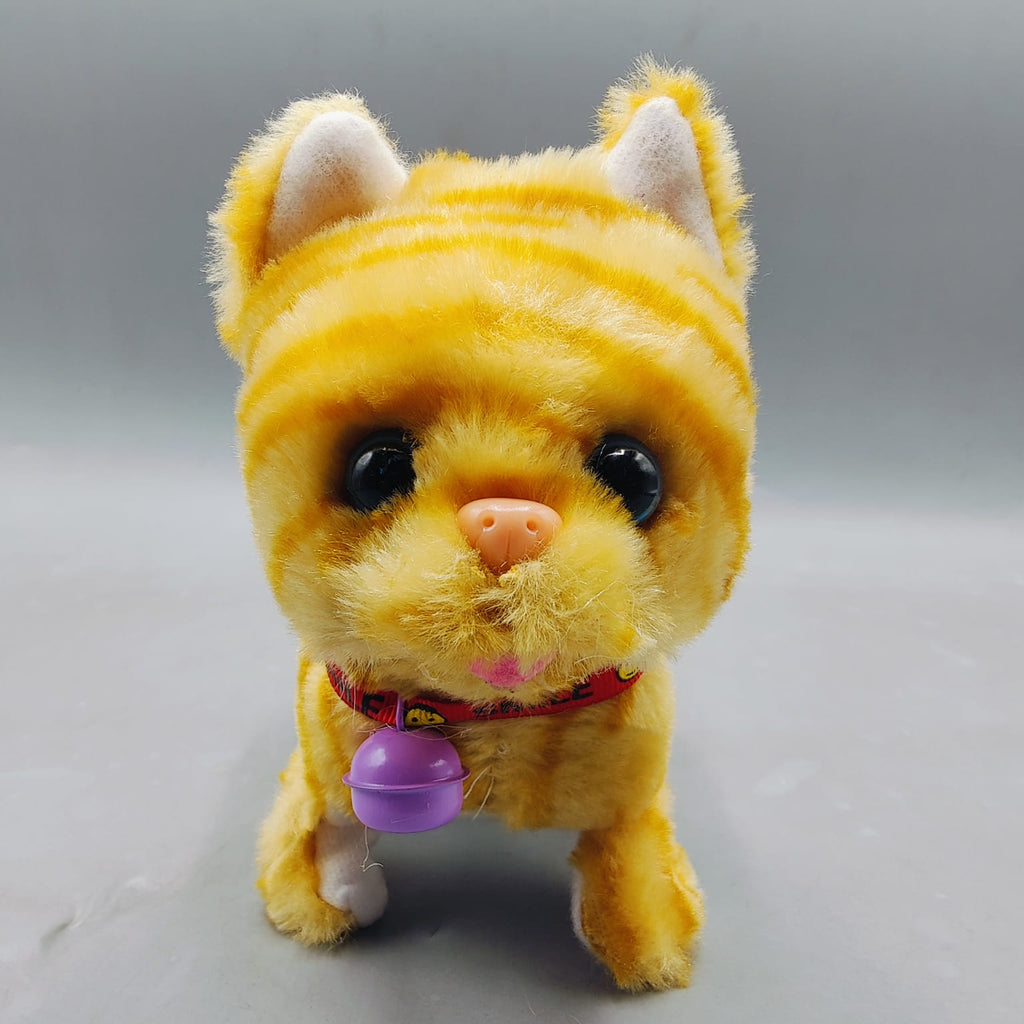 Light and Sound Walking Tiger Cat Stuff Toy