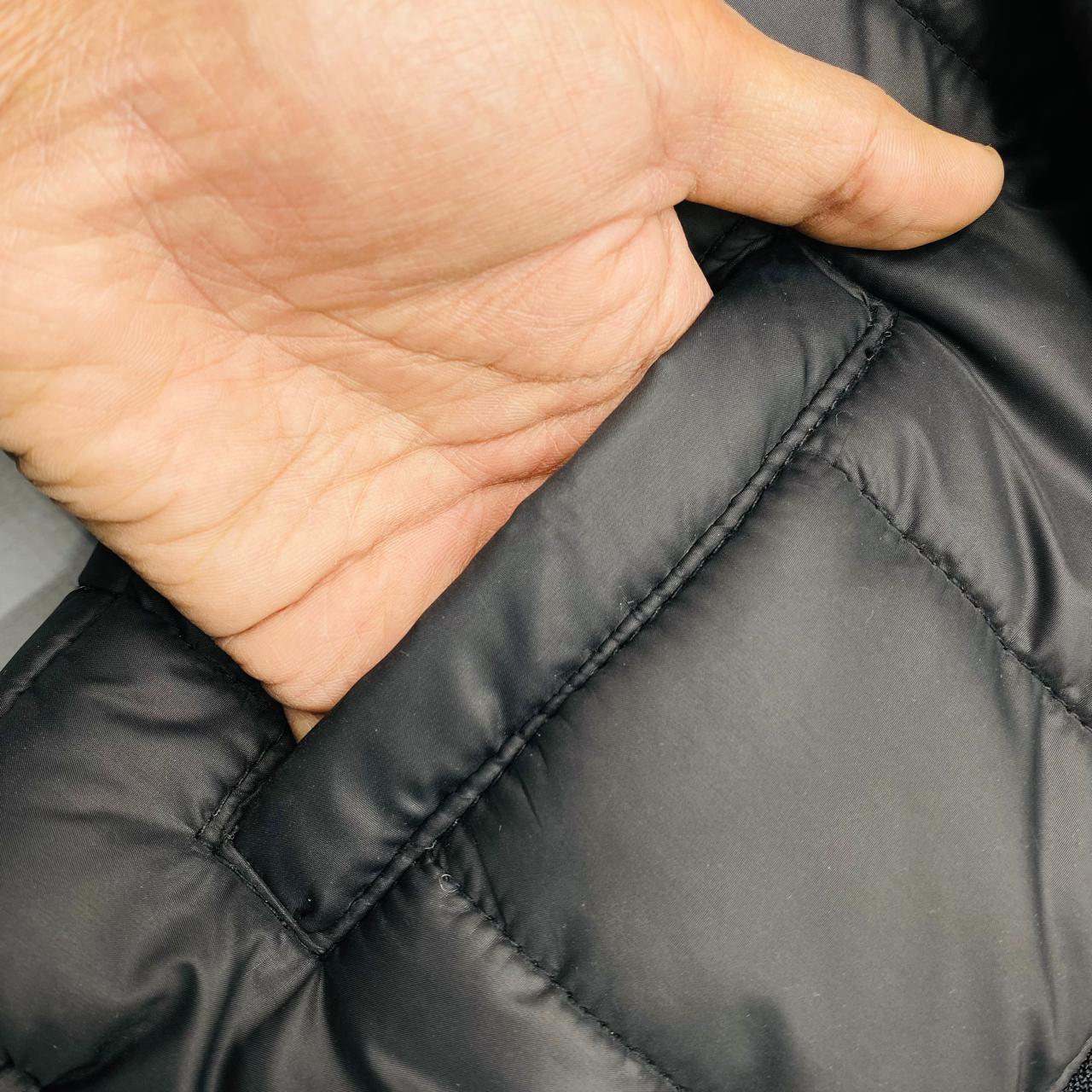 Black Color Winter Puffer Jacket with 3 Pockets