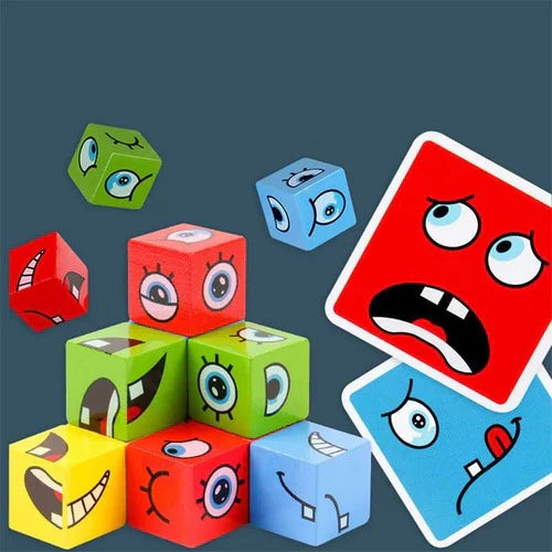 Multiplayer Fun Face Changing Puzzle Game