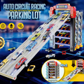 Auto Circuit Racing Parking Lot with 8 Mini Cars (Without Battery)