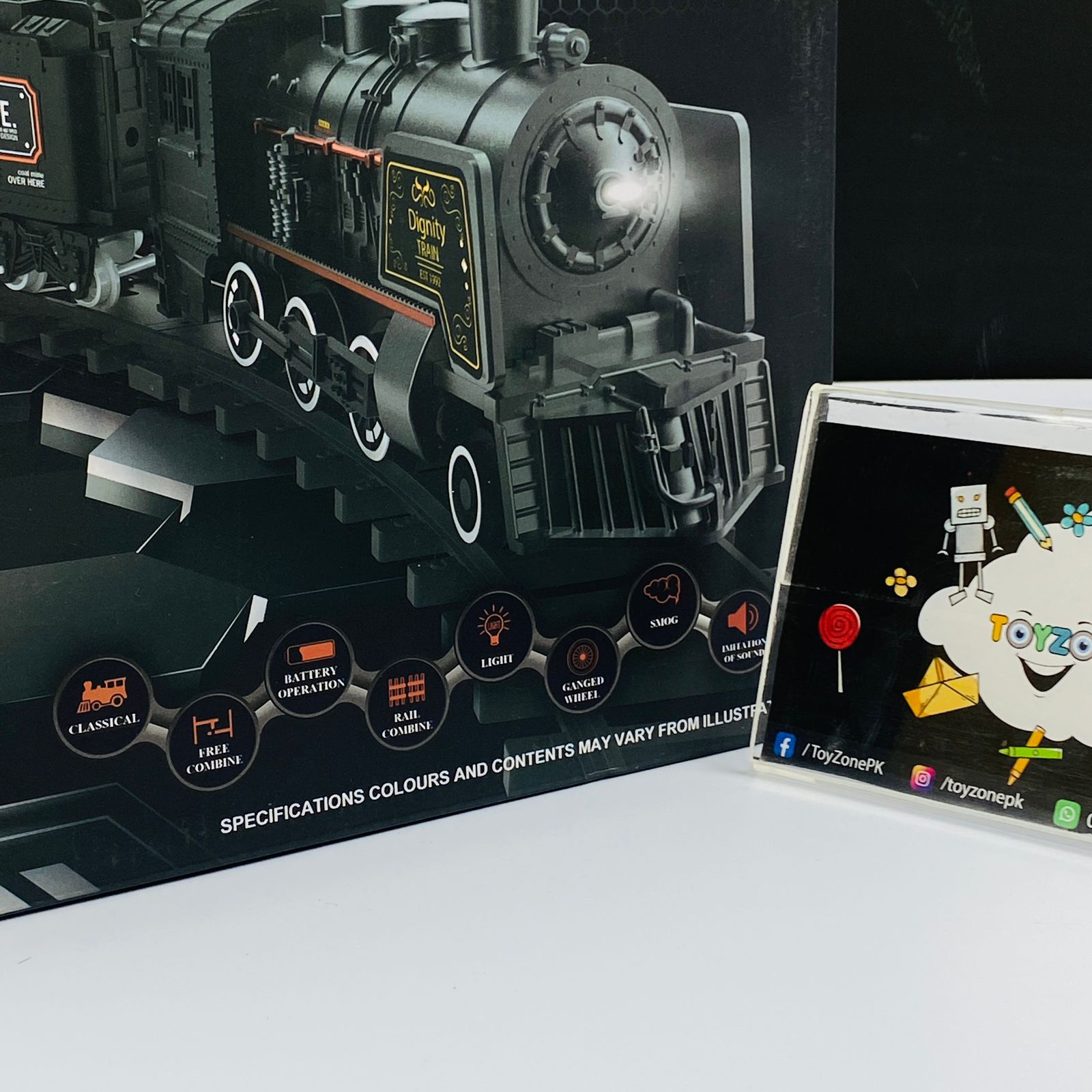 Metal Alloy Steam Train Set - TZP1
