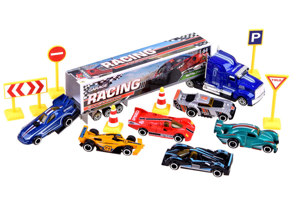 Metal Cars With Sign Board