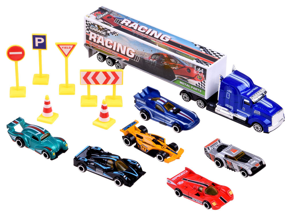 Metal Cars With Sign Board