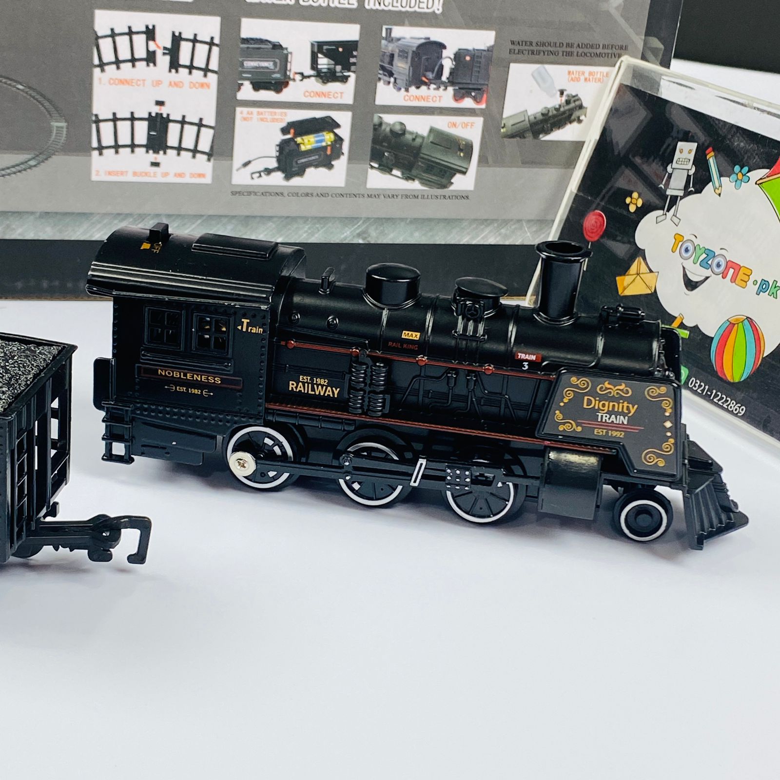Metal Alloy Steam Train Set - TZP1