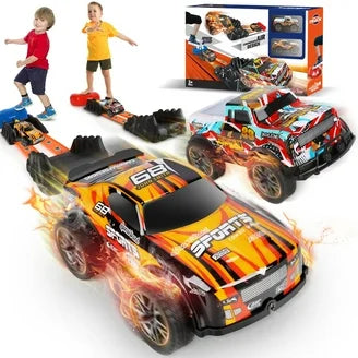Manual Air Foot Pump Track Set