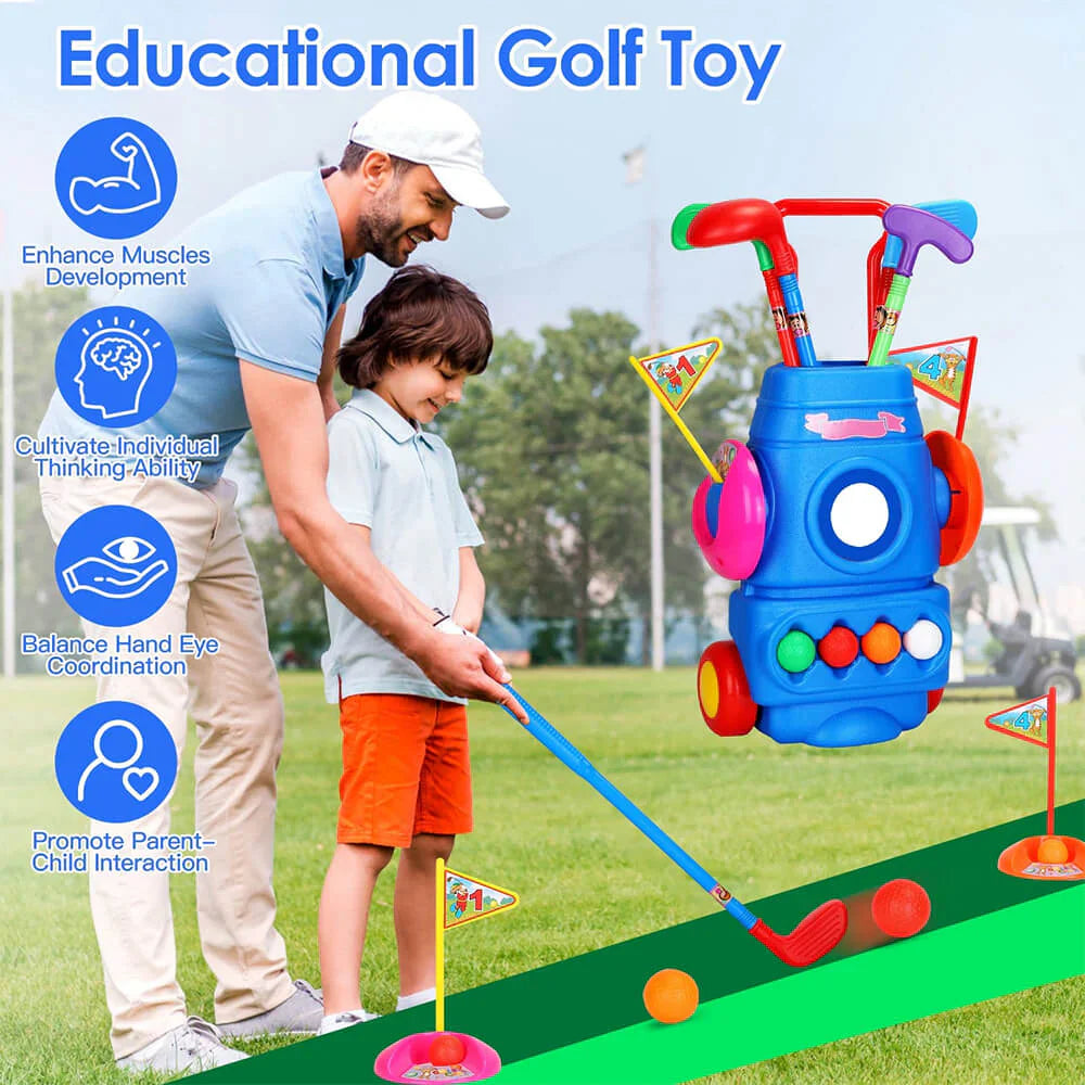 Indoor And Outdoor Golf Kit Play Set