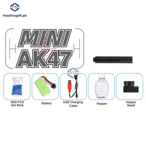 Automatic Mini AK47 Gel Blaster Gun Toys