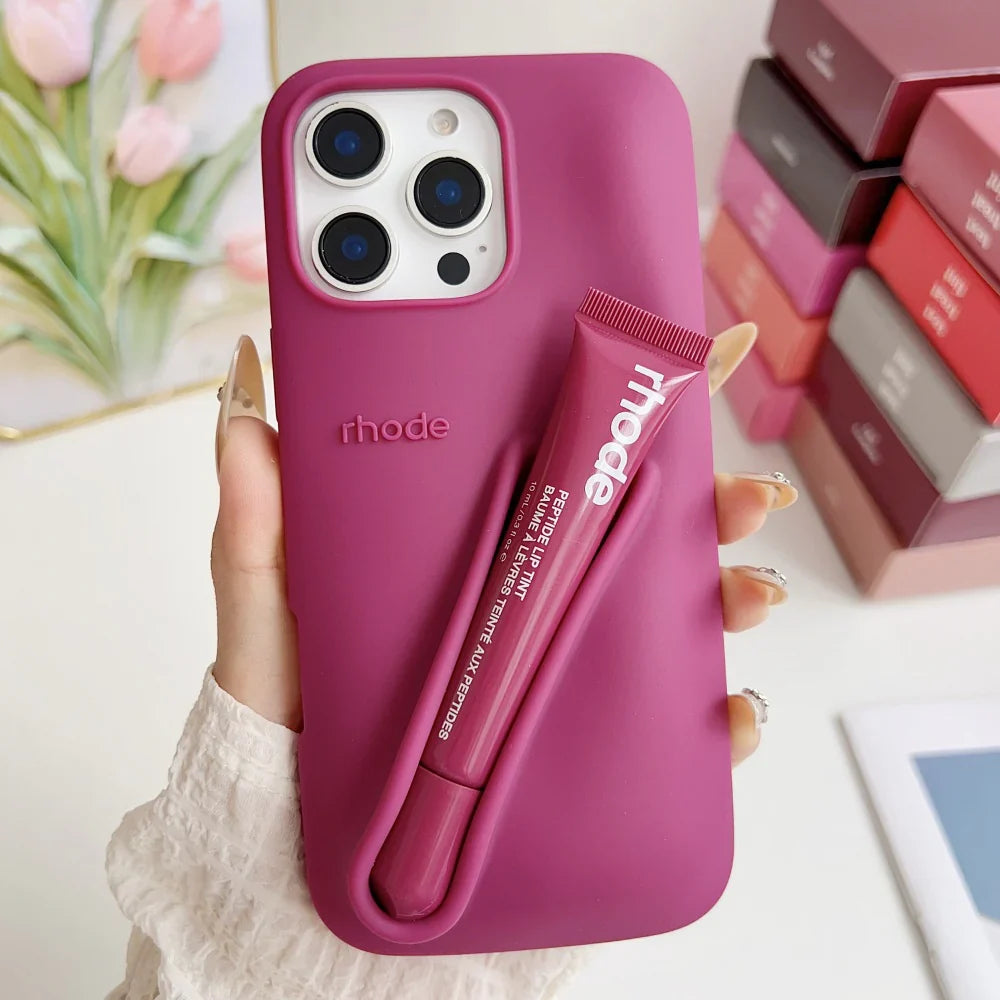 Rhode iPhone Case with Peptide Liptint