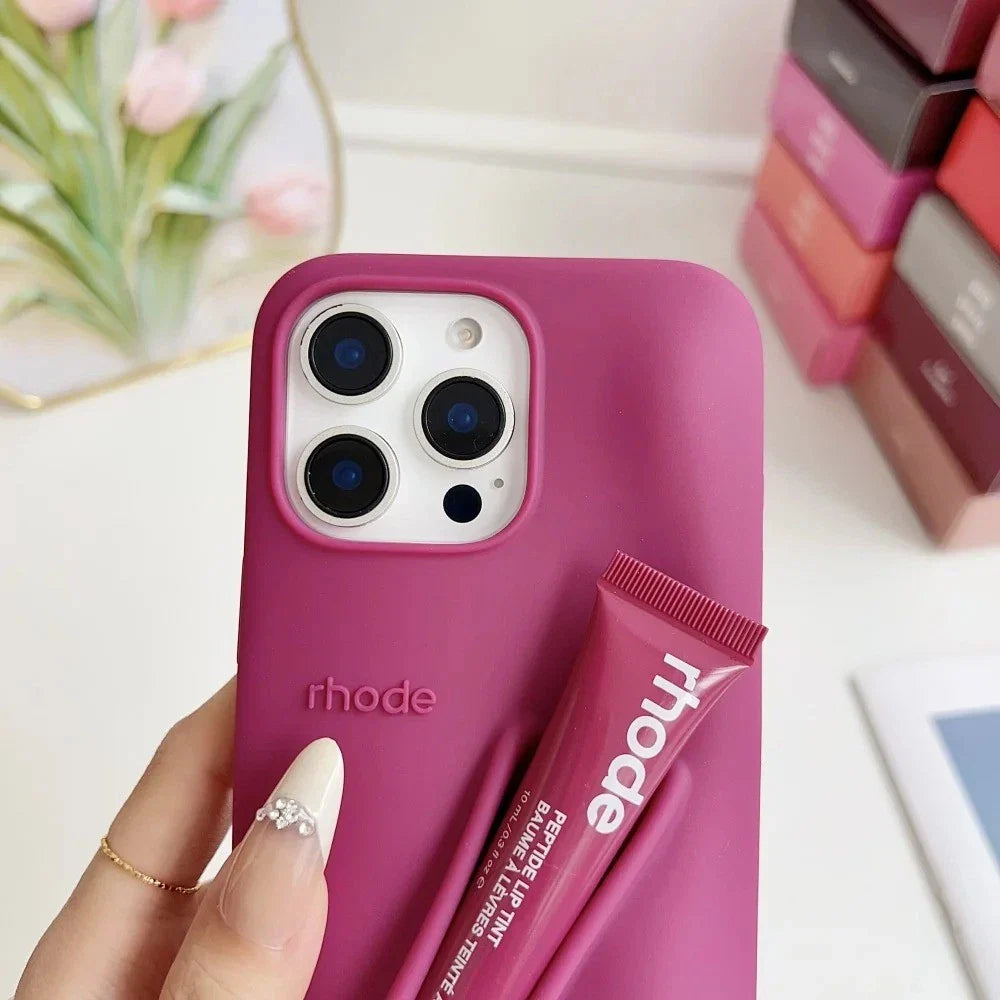 Rhode iPhone Case with Peptide Liptint