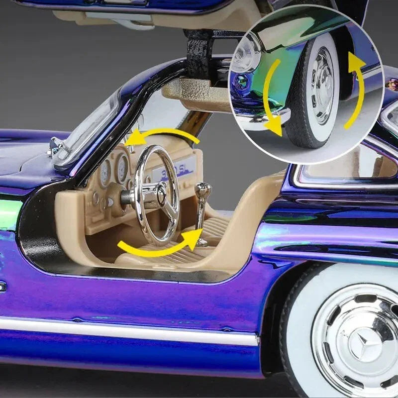 1:24 Diecast Electroplating Mercedes-Benz