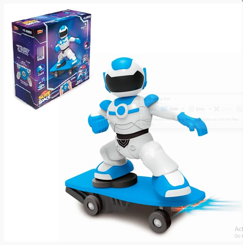 360° Rotate Skateboard Robot with Light And Sound