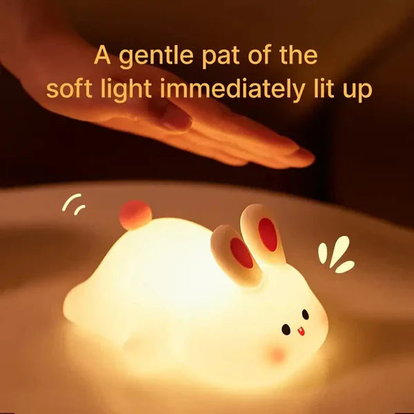 Silicone LED Night Light USB Rechargeable And Touch Control