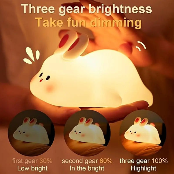 Silicone LED Night Light USB Rechargeable And Touch Control