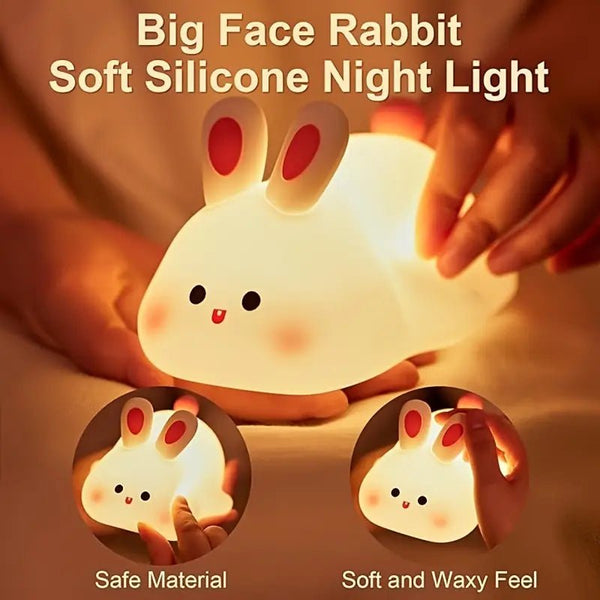 Silicone LED Night Light USB Rechargeable And Touch Control